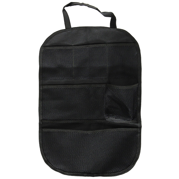 Органайзер автомобильный Comfort Adress, сетчатыйbag 028 Органайзер автомобильный Comfort Adress, сетчатыйbag 028Автомобильный органайзер Comfort Adress, выполненный из прочной ткани, поможет вам компактно разместить все необходимые вещи. Он имеет множество сетчатых карманов разных размеров. Органайзер подвешивается на спинку переднего сидения с помощью петли на липучке и резинки. Характеристики: Материал: непромокаемая ткань ПВХ 600D. Размер (Ш х В): 35 см х 55 см. Цвет: черный. Производитель: Россия. Артикул: bag 028.