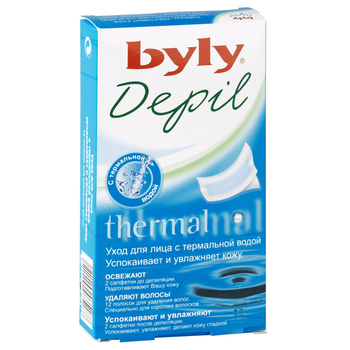 Восковые полоски  "Byly" с термальной