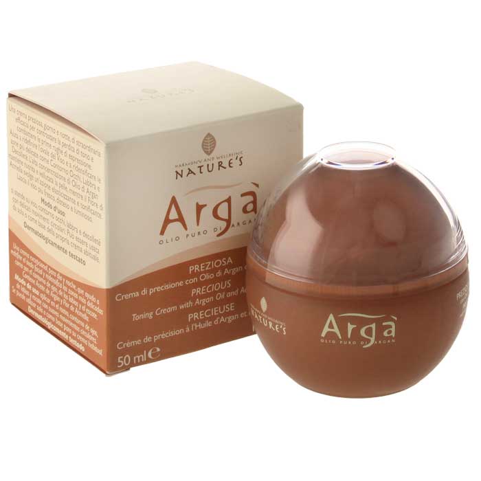 Крем для лица Natures Arga, антивозрастной, тонизирующий, 50 мл60150202 Крем для лица Natures Arga, антивозрастной, тонизирующий, 50 мл60150202Анвозрастной тонизирующий крем для лица Natures Arga идеален для зрелой кожи, особенно для кожи вокруг глаз и контура губ. Уникальная формула с высокой концентрацией активных компонентов (масло арганы и экстрактом цветков акмеллы) эффективна для восстановления потери тонуса и борьбе с морщинами. Питает, увлажняет, делая кожу шелковистой. Эффективно восстанавливает контур лица и подтягивает кожу вокруг глаз, губ и зоны декольте. Придает коже эластичность и тонизирует ее, оставляя свежей, упругой и сияющей. Способ применения: наносить утром и вечером нежными массажными движениями на предварительно очищенную кожу лица, шеи и области декольте. Можно использовать как самостоятельное средство или как основу под обычное средство ухода за лицом.