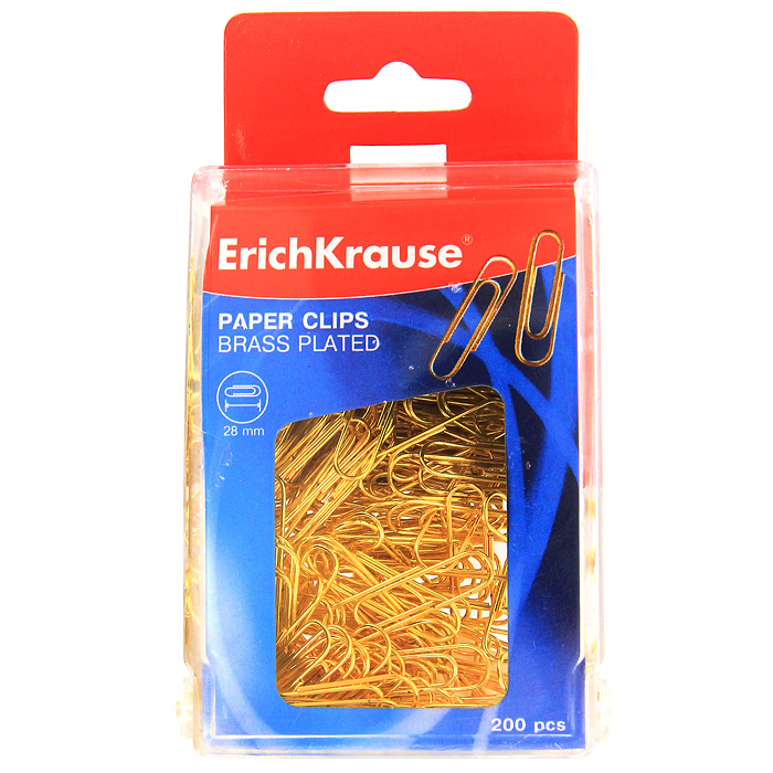 Скрепки омедненные Erich Krause, 200 шт19739 Скрепки омедненные Erich Krause, 200 шт19739Скрепки Erich Krause золотистого цвета - это универсальный офисный инструмент. Скрепки изготовлены из высококачественной омедненной проволоки. Скрепки Erich Krause обеспечат надежное скрепление документов и офисных бумаг. Характеристики: Размер скрепки: 2,5 см x 1 см. Количество: 200 шт. Размер упаковки: 9 см x 6,5 см x 3 см. Изготовитель: Китай. Бренд Erich Krause - это полный ассортимент канцтоваров для офиса и школы, который гарантирует безукоризненное исполнение разных задач в процессе работы или учебы, органично и естественно сопровождает вас день за днем. Для миллионов покупателей во всем мире продукция Erich Krause стала верным и надежным союзником в реализации любых проектов и самых амбициозных планов. Высококвалифицированные специалисты Erich Krause прилагают все свои усилия, что бы каждый продукт компании прослужил максимально долго и неизменно радовал покупателей удобством и...