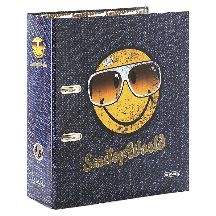Папка-регистратор Herlitz Smiley WorldC01306 (11222999) Папка-регистратор Herlitz Smiley WorldC01306 (11222999)Оригинальная и практичная ламинированная папка-регистратор Smiley World в эффектной обложке непременно вызовет у вас улыбку и поможет преодолеть рутину. Рисунок нанесен не только на внешнюю, но и на внутреннюю сторону. Прорези для колец арочного механизма и круглое окошко на корешке делают папку максимально удобной в работе.