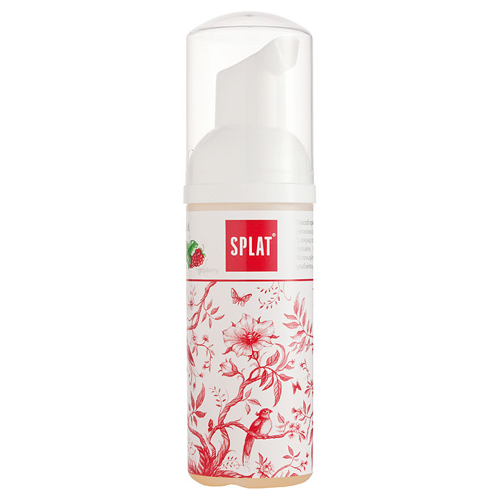 Очищающая пенка Splat Oral Care Foam для зубов и десен, 2в1, с ароматом малины, 50 млПЯ-208 Очищающая пенка Splat Oral Care Foam для зубов и десен, 2в1, с ароматом малины, 50 млПЯ-208Инновационная пенка для зубов и десен Oral Care Foam 2в1 эффективно очищает эмаль, защищает от кариеса и надолго сохраняет дыхание свежим. Ни полоскать, ни чистить зубы не нужно. Пенка идеально подходит для быстрого очищения полости рта в дороге, в офисе и каждый раз после еды, размеры флакона позволяют держать его всегда при себе. Пенка очищает налет, заботится о деснах, нормализует pH, освежает дыхание. Использование пенки помогает контролировать аппетит, снижает тягу к сладкому. Активные компоненты : Экстракт японского лакричника АМ, лактоферрин, лактопероксидаза, оксидаза глюкозы, гель алоэ вера, экстракт граната, экстракт алтайской облепихи, лаурилсаркозинат натрия, Полидон. Комплекс натуральных молочных ферментов (лактоферрин, лактопероксидаза, оксидаза глюкозы) прекрасно очищает, препятствует образованию налета, надолго сохраняет свежесть дыхания и поддерживает здоровую микрофлору полости рта, подавляя развитие патогенных бактерий. ...