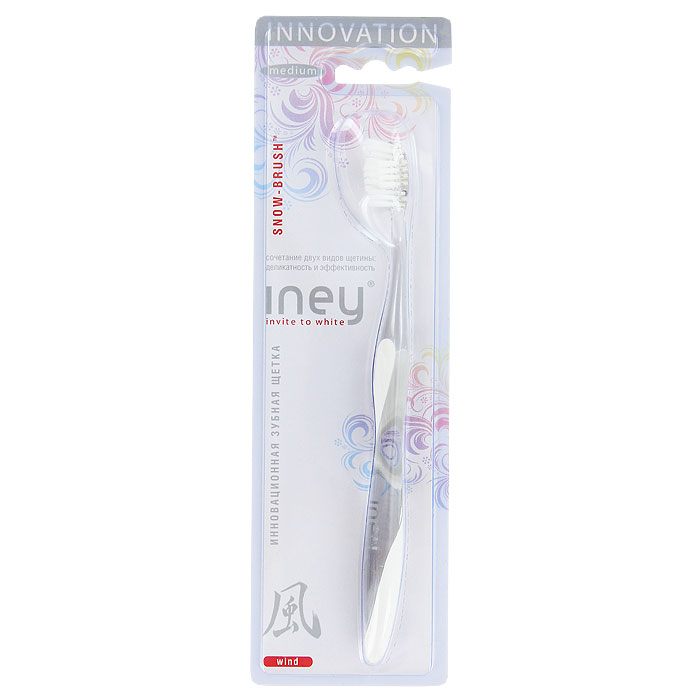 Зубная щетка Splat Iney Snow-Brush Wind, средняя жесткостьЩВ-611 Зубная щетка Splat Iney Snow-Brush Wind, средняя жесткостьЩВ-611Зубная щетка Splat Iney Snow-Brush Wind специально разработана для бережного очищения зубов и ухода за деснами. Сочетание двух видов щетины обеспечивает максимально эффективное очищение зубов. Утонченная щетина идеально очищает зубы у десны и межзубные промежутки. Наклонные, более толстые щетинки очищают гладкие поверхности зубов и бережно массируют десны. Удлиненные щетинки на конце идеально очищают коренные зубы и труднодоступные места. Щетина очень деликатная, подходит даже при воспалительных заболеваниях пародонта.