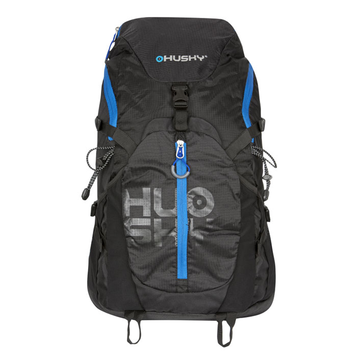 Рюкзак городской Husky Salmon 35L, цвет: черныйУТ-000052242 Рюкзак городской Husky Salmon 35L, цвет: черныйУТ-000052242Рюкзак городской Husky Salmon 35L с эргономичной вентилируемой спиной и утолщенными и дышащими эргономичными плечевыми лямками выполнен из плотного материала черного цвета. Состоит рюкзак из большого отделения с карманом на резинке. Отделение закрывается на застежку-молнию. На внешней стороне расположены два кармана на застежке-молнии и накладной карман, по бокам рюкзак оснащен двумя кармашками на резинке для воды. Рюкзак оборудован нагрудным и поясным ремнями, держателем для гидратора, компрессионными ремнями, держателями для треккинговых палок и другой экипировки. Также рюкзак оснащен светоотражающими элементами и накидкой от дождя. Характеристики: Размер рюкзака: 57 см х 33 см х 18 см. Объем рюкзака: 35 л. Материал: полиэстер 420D Ripstop, полиэстер 600D, нейлон 420D W/P. Вес: 1100 г. Цвет: черный. Производитель: Чехия. Изготовитель: Китай. Артикул: SALMON 35 L black.