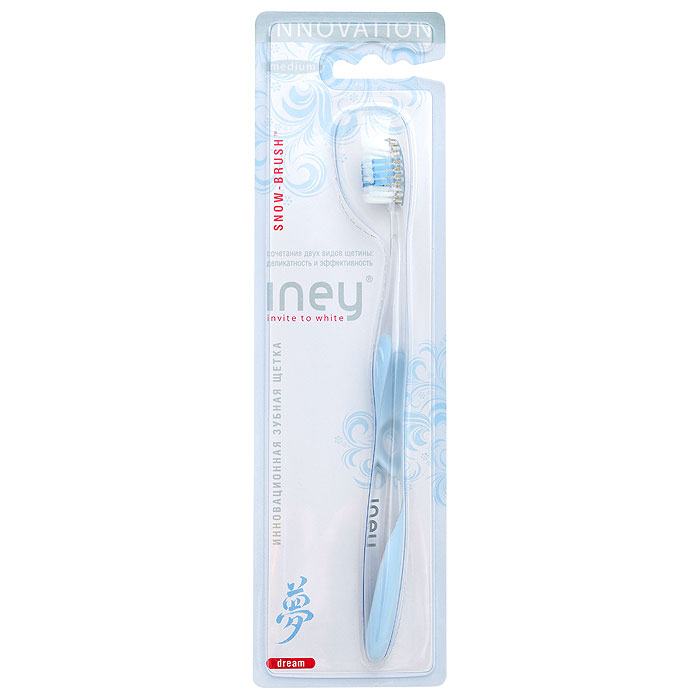 Зубная щетка Splat Iney Snow-Brush Dream, средняя жесткостьЩД-609 Зубная щетка Splat Iney Snow-Brush Dream, средняя жесткостьЩД-609Зубная щетка Splat Iney Snow-Brush Magic специально разработана для бережного очищения зубов и ухода за деснами. Сочетание двух видов щетины обеспечивает максимально эффективное очищение зубов. Утонченная щетина идеально очищает зубы у десны и межзубные промежутки. Наклонные, более толстые щетинки очищают гладкие поверхности зубов и бережно массируют десны. Удлиненные щетинки на конце идеально очищают коренные зубы и труднодоступные места. Щетина очень деликатная, подходит даже при воспалительных заболеваниях пародонта. Характеристики: Материал: пластик, металл. Производитель: Индия. Товар сертифицирован.