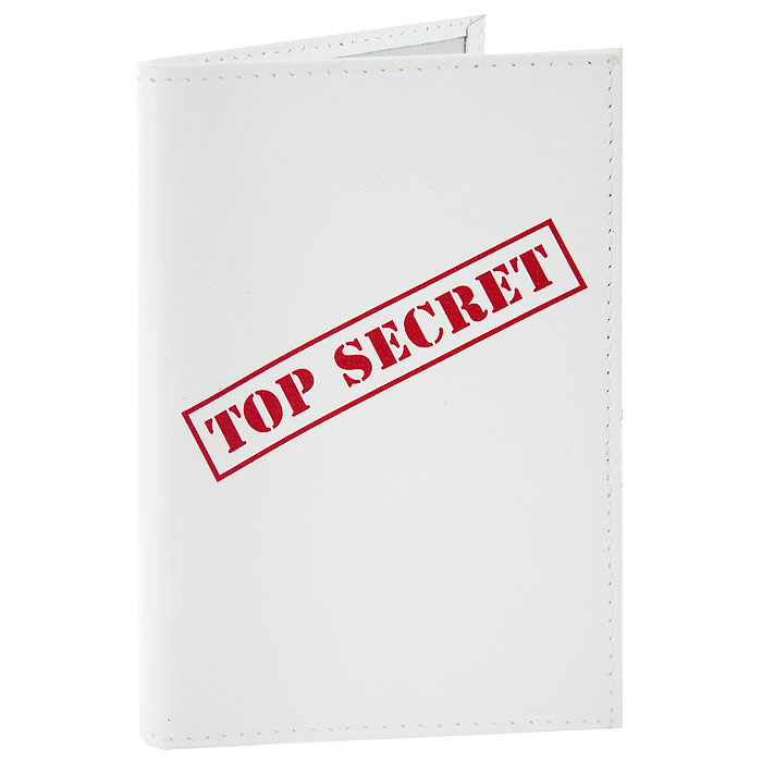 Обложка для паспорта Top Secret. OK100OK100 Обложка для паспорта Top Secret. OK100OK100Обложка для паспорта, выполненная из натуральной кожи белого цвета, оформлена надписью Top Secret. Такая обложка не только поможет сохранить внешний вид ваших документов и защитит их от повреждений, но и станет стильным аксессуаром, идеально подходящим вашему образу. Яркая и оригинальная обложка подчеркнет вашу индивидуальность и изысканный вкус. Обложка для паспорта стильного дизайна может быть достойным и оригинальным подарком.
