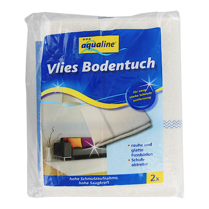 Тряпка для мытья полов Aqualine, флисовая, 50 см х 55 см, 2 шт5413 Тряпка для мытья полов Aqualine, флисовая, 50 см х 55 см, 2 шт5413Мягкая и удобная флисовая тряпка Aqualine предназначена для мытья всех видов полов. Она отлично собирает грязь и влагу, моет, не оставляя полос и ворсинок. Прекрасно держится на щетке швабры, легко отжимается. Не теряет форму и имеет долгий срок службы. Можно стирать при температуре 60°С. Характеристики: Материал: флис (55% хлопок/вискоза, 45% синтетические волокна). Размер: 50 см х 55 см. Комплектация: 2 шт. Производитель: Германия. Артикул: 5413.