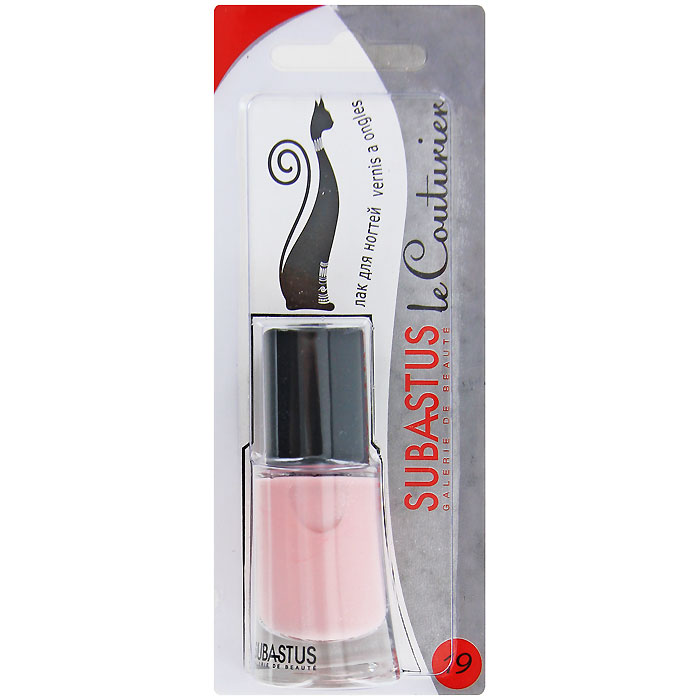 Лак для ногтей Subastus Le Couturier, №19, 10 мл802019 Лак для ногтей Subastus Le Couturier, №19, 10 мл802019Лак для ногтей Subastus Le Couturier с ультрастойкой формулой имеет интенсивный цвет и актуальный оттенок. Профессиональная кисточка равномерно и быстро покрывает поверхность ногтя, обеспечивая мастерски-безупречный маникюр. Элегантный флакон изумительной формы создает иллюзию хрустального дна. Колпачок с матовым покрытием не скользит в руке, обеспечивая точное и аккуратное нанесение лака. Характеристики: Объем: 10 мл. Тон лака: №19. Артикул: 802019. Производитель: Франция. Товар сертифицирован.