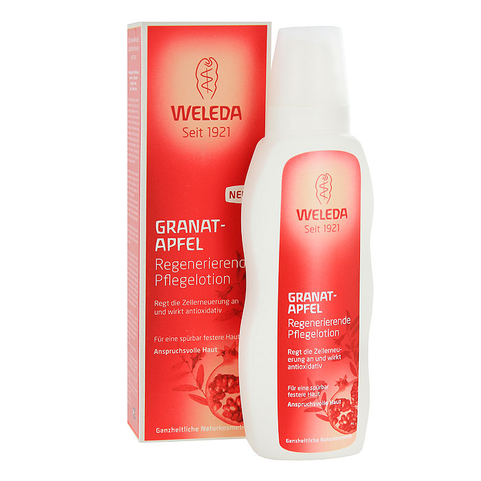 Молочко для тела Weleda Granat, восстанавливающее, 200 мл8859 Молочко для тела Weleda Granat, восстанавливающее, 200 мл8859Гранат - символ богатого и пряного Востока, король всех плодов, ведь его рубиновые зернышки наводят на мысль о россыпи переливающихся на солнце драгоценных камней. Гранат не просто красивый и вкусный фрукт: он вобрал в себя целый витаминно-минеральный комплекс и знаменит высоким содержанием антиоксидантов - главных помощников в борьбе за молодость и красоту увядающей кожи. Сочные гранаты для продукции Weleda выращиваются на юго-востоке Турции, в провинции Каппадокии. Для местного населения культивация этих фруктов является традиционным занятием: из года в год около 100 небольших фермерских хозяйств, расположившихся на территории 1000 га, производят для компании Weleda тонны ценнейшего гранатового масла из собранных вручную плодов. Ценное масло гранатовых косточек, входящее в состав 100% натурального регенерирующего гранатового молочка для тела Weleda, богато натуральными антиоксидантами, которые замедляют процесс старения и стимулируют регенерацию каждой клетки зрелой...