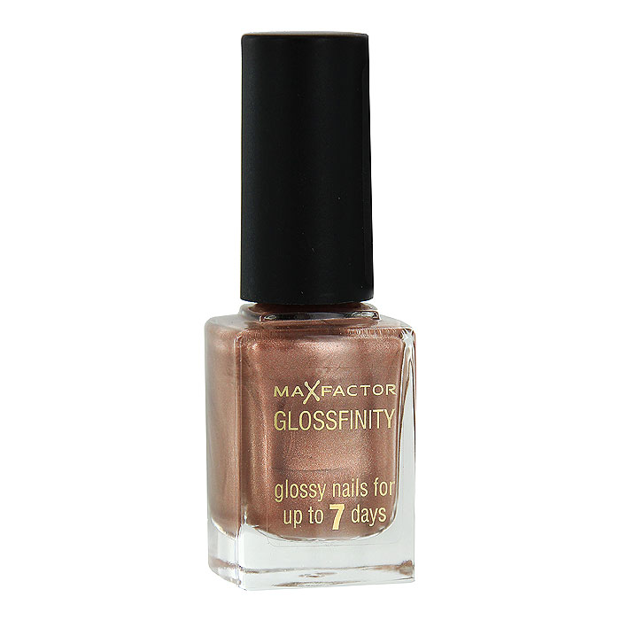Лак для ногтей Max Factor Glossfinity, тон №60, 11 мл81344557 Лак для ногтей Max Factor Glossfinity, тон №60, 11 мл81344557Лак для ногтей Max Factor Glossfinity - неотъемлемый элемент безупречного внешнего вида и прекрасный завершающий штрих вашего роскошного образа. Этот лак создает на ногтях суперглянцевое покрытие, долго сохраняющее отличный вид, словно лак был нанесен только что. Текстура лака Glossfinity имеет оптимальную плотность для удобного и равномерного нанесения. Безупречно держится до семи дней. Лаки для ногтей от Max Factor не содержат компонентов, нарушающих целостность ногтевой пластины, не вызывают нежелательной пигментации и сухости ногтей. Характеристики: Тон: №60 (midnight bronze). Объем: 11 мл. Производитель: Франция. Артикул: 81344557. Товар сертифицирован.