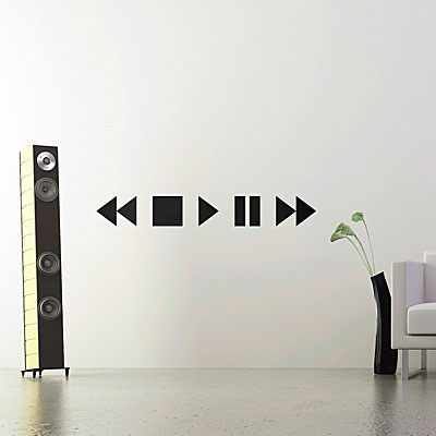 Стикер Paristic Stop Play Pause, цвет: черный, 15 х 110 см300085 Стикер Paristic Stop Play Pause, цвет: черный, 15 х 110 см300085Стикер Paristic Stop Play Pause - это уникальная возможность создать неповторимый индивидуальный облик интерьера вашего дома. Стикер, изображающий кнопки прокрутки звука на аудиосистеме, выполнен из матового винила - тонкого эластичного материала, который хорошо прилегает к любым гладким и чистым поверхностям, легко моется и держится до семи лет, при снятии не оставляет следов. Такой оригинальный элемент декора придаст интерьеру креативность и новое настроение и станет великолепным украшением, притягивающим заинтересованные взгляды окружающих. В комплекте со стикером предусмотрена подробная инструкция по наклеиванию (на русском языке).