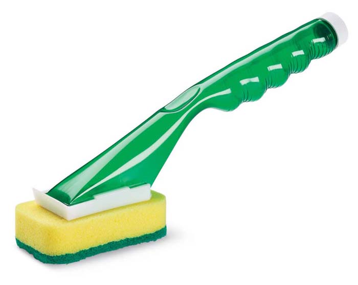 Губка прямоугольная Libman, с ручкой-дозатором. 0004800048 Губка прямоугольная Libman, с ручкой-дозатором. 0004800048Губка Libman прямоугольной формы выполнена из полиэстера с абразивным волокном. Губка крепится к пластиковой ручке-дозатору. В ручку заливается моющее средство, которое в процессе мытья посуды подается на губку. Губка легко снимается с ручки-дозатора и заменяется. Губка рекомендуется для мытья посуды и других поверхностей, требующих более тщательной очистки.