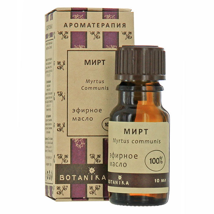 Эфирное масло Botanika Мирт, 10 мл00007989 Эфирное масло Botanika Мирт, 10 мл00007989Как предполагается, обладает активным очищающим действием и полезно, в частности, при легочных заболеваниях, особенно тех, которые сопровождаются усиленным ночным потоотделением. За счет своих седативных качеств масло способствует хорошему сну и, вероятно больше подходит для вечернего применения, чем, например, подобное ему по свойствам, но обладающее стимулирующим действием масло эвкалипта. Обладая антисептическими и стягивающими свойствами, приводит в порядок отечную кожу. Является полезным дополнительным средством при лечении угревой сыпи, очищает кожу, рассасывает гематомы. Уменьшает характерное для псориаза шелушение кожи. Характеристики: Объем: 10 мл. Производитель: Россия. Товар сертифицирован.