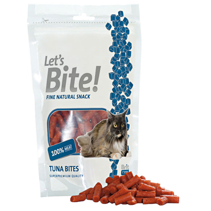 2981 Лакомство д/кошек Brit Care Cat Lets Bite Tuna Bites /кусочки тунца/ 80гр100056 2981 Лакомство д/кошек Brit Care Cat Lets Bite Tuna Bites /кусочки тунца/ 80гр100056Идеальное лакомство для вашей кошки. Высокое содержание мяса и рыбы гарантирует отличные вкусовые качества. Богатство видов удовлетворят даже самых требовательных кошек-гурманов. Отличный способ побаловать Вашу кошку.