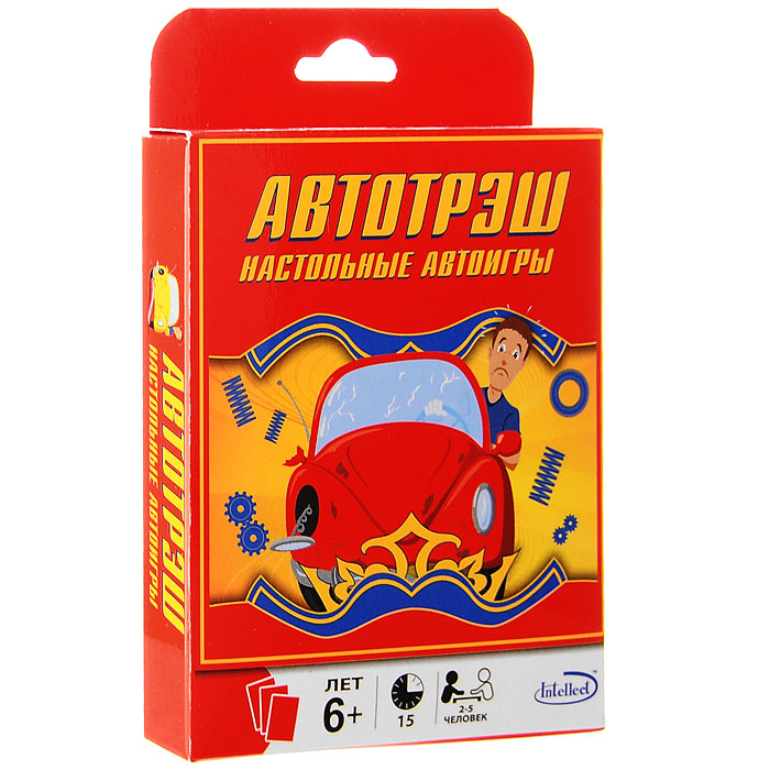 Настольная игра Автотрэш4620761171199 Настольная игра Автотрэш4620761171199Настольная игра Автотрэш позволит вам интересно провести время в кругу друзей. Веселая игра, в которую можно играть вдвоем или компанией. Ваша цель - не остаться со ржавым автомобилем, а уехать на яркой и мощной иномарке. Стремительный игровой процесс легко осваивается и мгновенно увлекает, а красочные карточки не оставят равнодушным ни одного игрока. В набор входят 33 игральные карты и одна карта-инструкция.