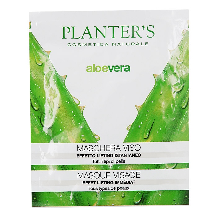 Маска для лица Planters Aloe Vera, суперувлажняющая7814 Маска для лица Planters Aloe Vera, суперувлажняющая7814Маска для лица Planters Aloe Vera сделана из нетканого материала, пропитана суперулажняющими компонентами. При регулярном еженедельном использовании, в результате глубокого увлажнения улучшается микрорельеф, возвращается жизненная сила коже. Способ применения : маску нанести на очищенное лицо и оставить на 5-10 мин, после снятия маски массажными движениями растереть оставшуюся жидкость до полного впитывания.