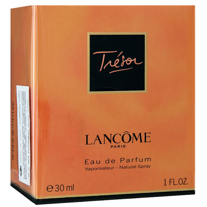 Lancome Tresor. Парфюмерная вода, 30 мл04141 Lancome Tresor. Парфюмерная вода, 30 мл04141Lancome Tresor - светящийся, мягкий, обволакивающий фруктово-амброво-пудровый аромат. Особая структура аромата: верхние и средние ноты сливаются, давая уникальное звучание. Аромат женщины нежной, сладкой, изысканной, грациозной, щедрой. Классификация аромата : цветочный. Верхние ноты: персик, абрикос, ананас, бергамот. Ноты сердца: жасмин, гелиотроп, роза. Ноты шлейфа: мускус, ваниль, сандал. Ключевые слова : Женственный, нежный, изысканный, таинственный! Характеристики: Объем: 30 мл. Производитель: Франция. Самый популярный вид парфюмерной продукции на сегодняшний день - парфюмерная вода. Это объясняется оптимальным балансом цены и качества - с одной стороны, достаточно высокая концентрация экстракта (10-20% при 90% спирте), с другой - более доступная, по сравнению с духами, цена. У многих фирм парфюмерная вода - самый высокий...