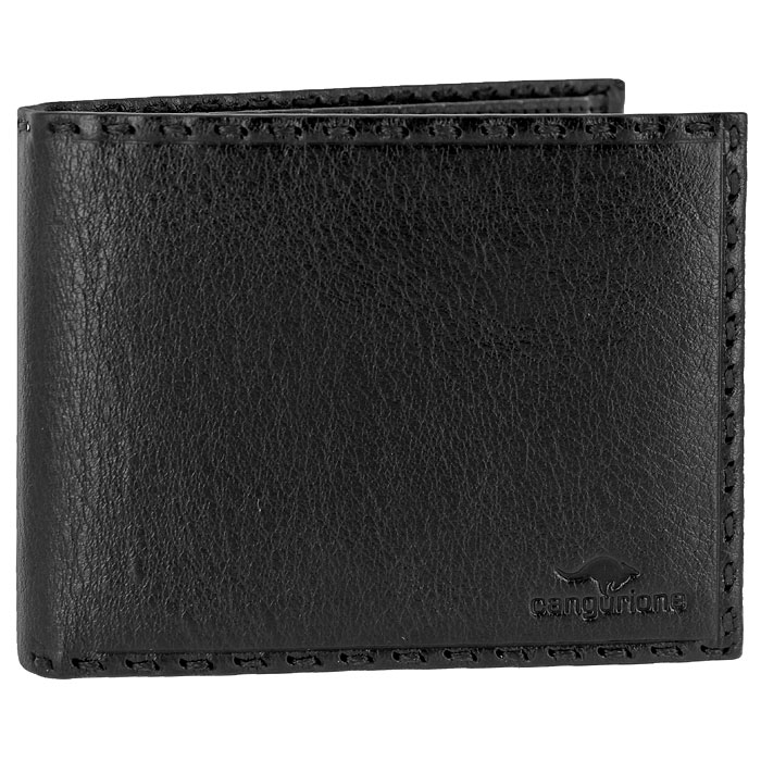 Портмоне мужское Cangurione, цвет: черный. 1214-001 V/Black0513 05.37/12 N Портмоне мужское Cangurione, цвет: черный. 1214-001 V/Black0513 05.37/12 NСтильное мужское портмоне Cangurione выполнено из натуральной мягкой кожи черного цвета. Внутри сдержит два отделения для купюр, карман для мелочи на кнопке, три кармашка для мелких бумаг, сетчатый карман для фото и восемь карманов для кредитных карт. Такое портмоне станет замечательным подарком человеку, ценящему качественные и практичные вещи. Характеристики: Материал: натуральная кожа, текстиль, металл. Размер портмоне: 11,5 см х 9,5 см х 2 см. Цвет: черный. Размер упаковки: 14 см х 11 см х 2,5 см. Артикул: 1214-001 V/Black.