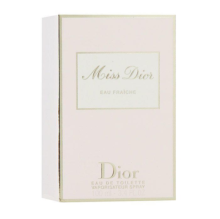 Christian Dior Miss Dior Eau Fraiche. Туалетная вода, 100 мл952231 Christian Dior Miss Dior Eau Fraiche. Туалетная вода, 100 мл952231Christian Dior Miss Dior Eau Fraiche - женственный и чувственный, свежий и зеленый, шипрово-цветочный аромат. Глубокий и чувственный и в то же время кокетливый характер с бодрящим звуком солнечной весны. Этот аромат дополнил многообразие исключительных образов парижанки Miss Dior. В нем смешались легкость и элегантность. Классификация аромата : шипровый, цветочный. Верхние ноты: цитрусовые, гальбаниум. Ноты сердца: жасмин. Ноты шлейфа: бергамот, гардения, пачули. Ключевые слова Свежий, чувственный, легкий, элегантный! Характеристики: Объем: 100 мл. Производитель: Франция. Туалетная вода - один из самых популярных видов парфюмерной продукции. Туалетная вода содержит 4-10% парфюмерного экстракта. Главные достоинства данного типа продукции заключаются в доступной цене, разнообразии форматов (как правило, 30, 50, 75, 100 мл), удобстве...