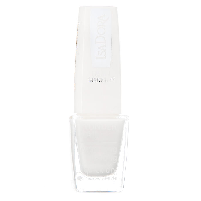 Лак для ногтей Isa Dora Wonder Nail, тон №603, цвет: белый френч, 6 мл220603 Лак для ногтей Isa Dora Wonder Nail, тон №603, цвет: белый френч, 6 мл220603Лак для ногтей Isa Dora Wonder Nail быстро сохнет и держится в течение 4-5 дней. Широкая кисточка позволяет быстро и легко нанести лак, всего за один штрих! Так же она гарантирует окрашивание без полосок. Этот лак выравнивает ногтевую поверхность и остается блестящим в течение долгого времени. Бриллиантовый блеск и красота ваших ногтей! Гипоаллергенная формула. Характеристики: Объем: 6 мл. Тон: №603. Цвет: белый френч. Производитель: Швеция. Артикул: 2206. Товар сертифицирован.