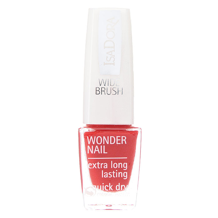 Лак для ногтей Isa Dora Wonder Nail, тон №182, цвет: летний красный, 6 мл220182 Лак для ногтей Isa Dora Wonder Nail, тон №182, цвет: летний красный, 6 мл220182Лак для ногтей Isa Dora Wonder Nail быстро сохнет и держится в течение 4-5 дней. Широкая кисточка позволяет быстро и легко нанести лак, всего за один штрих! Так же она гарантирует окрашивание без полосок. Этот лак выравнивает ногтевую поверхность и остается блестящим в течение долгого времени. Бриллиантовый блеск и красота ваших ногтей! Гипоаллергенная формула. Характеристики: Объем: 6 мл. Тон: №182. Цвет: летний красный. Производитель: Швеция. Артикул: 2206. Товар сертифицирован.