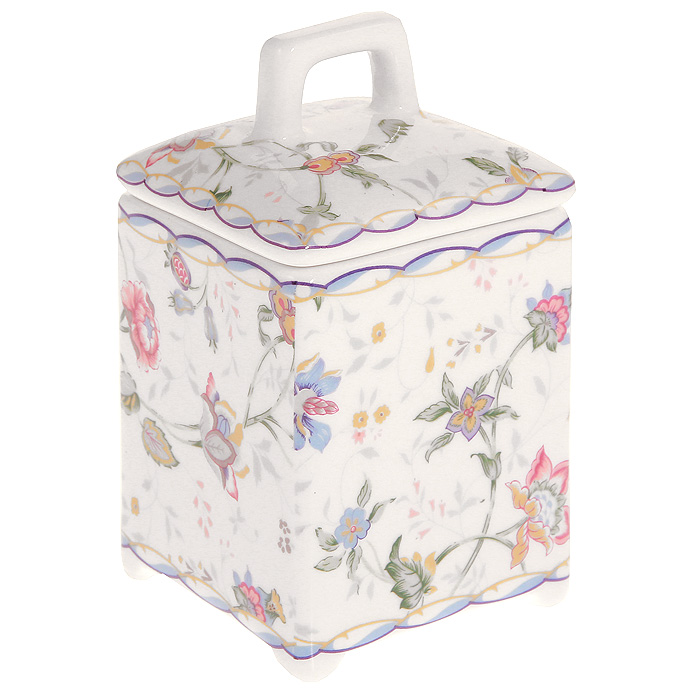 Банка для продуктов Imari Букингем 13 см IM55060/3-A218ALIM55060/3-A218AL Банка для продуктов Imari Букингем 13 см IM55060/3-A218ALIM55060/3-A218ALБанка Букингем, выполненная из высококачественной керамики, станет незаменимым помощником на кухне. В ней будет удобно хранить разнообразные сыпучие продукты, такие как кофе и специи. Емкость легко закрывается крышкой. Оригинальный дизайн банки позволит украсить любую кухню, внеся разнообразие, как в строгий классический стиль, так и в современный кухонный интерьер. Характеристики: Материал: керамика. Размер банки (без крышки): 8,5 см х 7 см х 7 см. Высота банки (с учетом крышки): 12,5 см. Размер упаковки: 7,5 см х 11,5 см х 7,5 см. Производитель: Китай. Артикул: IM55060/3-A218AL. Изделия торговой марки Imari произведены из высококачественной керамики, основным ингредиентом которой является твердый доломит, поэтому все керамические изделия Imari - легкие, белоснежные, прочные и устойчивы к высоким температурам. Высокое качество изделий достигается не только благодаря использованию...