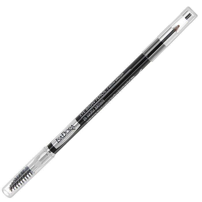 Карандаш для бровей Isa Dora Eye Brow, тон №25, цвет: теплый коричневый, 1,3 г113725 Карандаш для бровей Isa Dora Eye Brow, тон №25, цвет: теплый коричневый, 1,3 г113725Карандаш для бровей Isa Dora Eye Brow со щеточкой предназначен для формирования и прорисовки наиболее четкого контура линии бровей. Расположенная на другом конце карандаша щеточка придаст бровям желаемую форму. Останется только подчеркнуть получившуюся линию карандашом. Характеристики: Вес: 1,3 г. Тон: №25 (теплый коричневый). Длина карандаша: 11,5 см. Производитель: Швеция. Артикул: 1137. Товар сертифицирован.