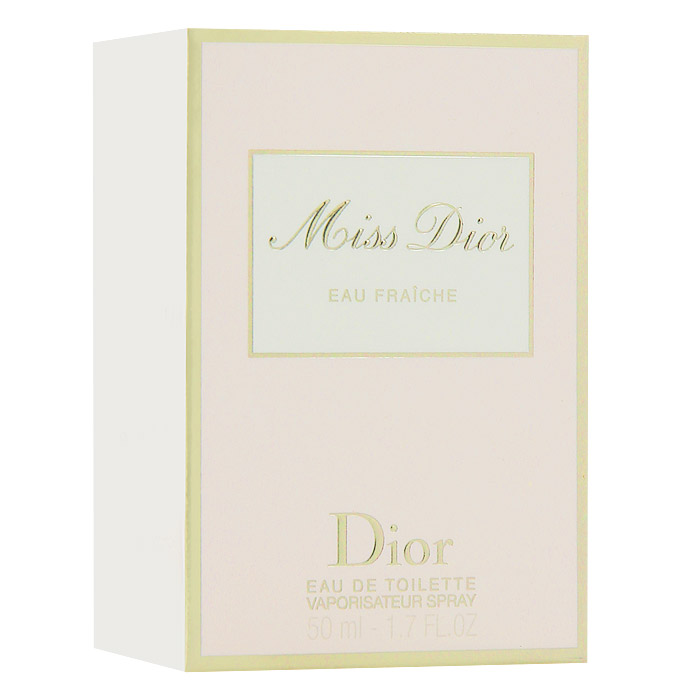 Christian Dior Miss Dior Eau Fraiche. Туалетная вода, 50 мл952230 Christian Dior Miss Dior Eau Fraiche. Туалетная вода, 50 мл952230Christian Dior Miss Dior Eau Fraiche - женственный и чувственный, свежий и зеленый, шипрово-цветочный аромат. Глубокий и чувственный и в то же время кокетливый характер с бодрящим звуком солнечной весны. Этот аромат дополнил многообразие исключительных образов парижанки Miss Dior. В нем смешались легкость и элегантность. Классификация аромата : шипровый, цветочный. Верхние ноты: цитрусовые, гальбаниум. Ноты сердца: жасмин. Ноты шлейфа: бергамот, гардения, пачули. Ключевые слова Свежий, чувственный, легкий, элегантный! Характеристики: Объем: 50 мл. Производитель: Франция. Туалетная вода - один из самых популярных видов парфюмерной продукции. Туалетная вода содержит 4-10% парфюмерного экстракта. Главные достоинства данного типа продукции заключаются в доступной цене, разнообразии форматов (как правило, 30, 50, 75, 100 мл), удобстве использования...