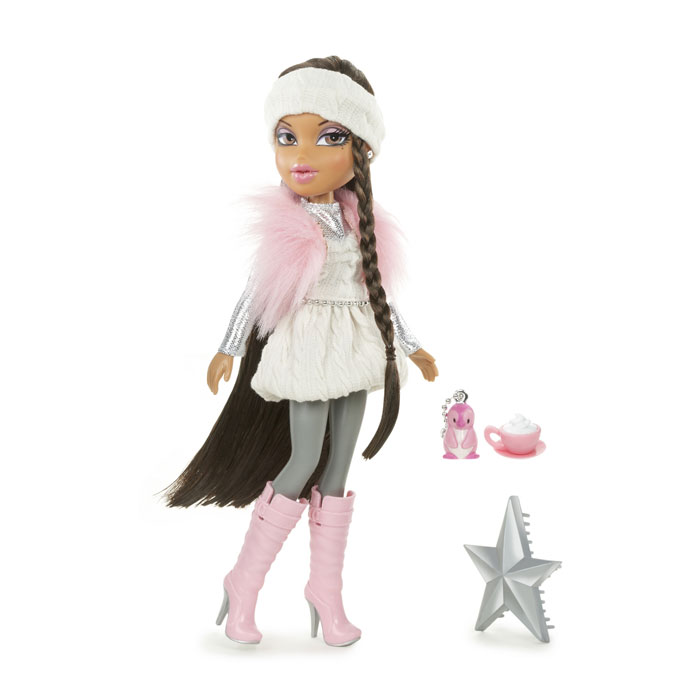 Игрушка кукла Bratz Зима в розовых тонах, Жасмин.