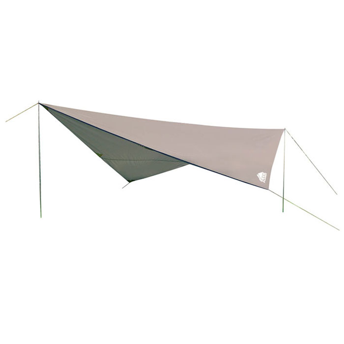 Тент Trek Planet Tent 400 Set, цвет: серый70280 Тент Trek Planet Tent 400 Set, цвет: серый70280Универсальный тент Trek Planet Tent 400 Set предназначен для защиты от дождя и солнца и организации летней столовой, лагеря. Тканевая часть - из полиэстера с водоотталкивающей пропиткой, имеются две стальные стойки, растяжки и колышки. В собранном виде тент имеет небольшие размеры и не занимает много места при транспортировке. Особенности: Небольшой вес, Компактная упаковка, Стойки в комплекте, высота 2 метра, складываются вчетверо, Швы проклеены. Тент упакован в легкий и прочный чехол на застежке-молнии. Размер с учетом дуг (в сложенном виде, в чехле): 59 см х 10 см х 10 см.