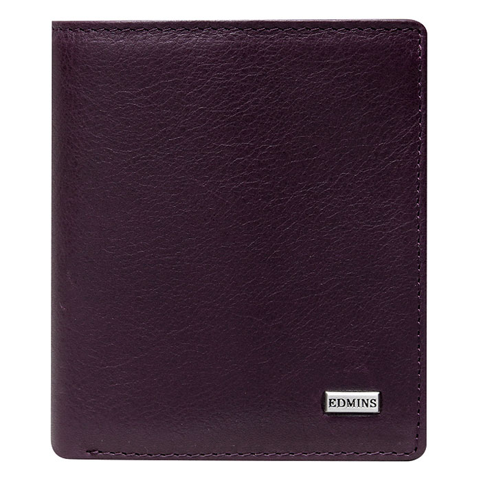 Портмоне женское Edmins, цвет: фиолетовый. 1165 ML/1N1165 ML/1N ED violet Портмоне женское Edmins, цвет: фиолетовый. 1165 ML/1N1165 ML/1N ED violetЖенское портмоне Edmins выполнено из натуральной матовой кожи фиолетового цвета. Внутри состоит из двух отделений для купюр, трех плоских отделений для мелких бумаг, двух отделений для кредитных карт, визиток и прочих мелких бумаг и отделения для мелочи на кнопке. Портмоне закрывается клапаном на кнопку. Такое стильное портмоне станет отличным подарком для человека, ценящего качественные и необычные вещи. Портмоне упаковано в коробку с логотипом фирмы. Характеристики: Материал: натуральная кожа, текстиль, металл. Размер портмоне: 9 см х 10,5 см х 2 см. Цвет: фиолетовый. Размер упаковки: 11 см х 12 см х 3 см. Артикул: 1165 ML/1N.