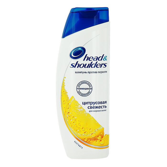Шампунь против перхоти Head & Shoulders Цитрусовая свежесть, 400 млHS-81282829 Шампунь против перхоти Head & Shoulders Цитрусовая свежесть, 400 млHS-81282829До 100% свободы от перхоти!* Восхитительное сочетание цитрусовых ароматов, возвращающее свежесть волосам. Фруктовый шампунь против перхоти очищает кожу головы и склонные к жирности волосы, придает им естественную легкость и надолго дарит ощущение свежести. Деликатная формула подходит для ежедневного использования. *видимой перхоти при регулярном применении Товар сертифицирован.