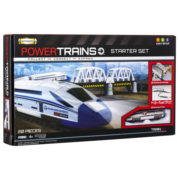 PowerTrains & Constructions Железная дорога41384 PowerTrains & Constructions Железная дорога41384Железная дорога PowerTrains & Constructions привлечет внимание ребенка и не позволит ему скучать. Набор включает в себя элементы для сборки железной дороги, детально проработанный локомотив пассажирского поезда, раздвижной мост и иллюстрированную инструкцию по сборке. Локомотив оснащен моторчиком, позволяющим ему самостоятельно передвигаться по железной дороге. Набор поможет ребенку не только получать удовольствие от игры, но и развивать пространственное воображение, мелкую моторику рук и координацию движений. Рекомендуется докупить 2 батарейки напряжением 1,5V типа ААА (не входят в комплект). Уважаемые клиенты! Обращаем ваше внимание, что в наборе две опоры. Они могут быть вставлена друг в друга!!!
