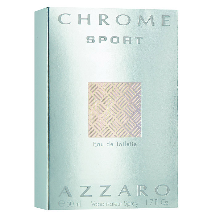 Azzaro Chrome Sport, туалетная вода мужская, 50 мл943235 Azzaro Chrome Sport, туалетная вода мужская, 50 мл943235Бренд Azzaro представил аромат Chrome Sport, фланкер выпущенного в 1996 году аромата Chrome For Men. Azzaro Chrome Sport - древесно-акватический аромат от парфюмера Michel Almairac. Аромат предназначен для молодой аудитории. Классификация аромата : древесный, водный. Верхние ноты: бергамот, грейпфрут, лимон, апельсин. Ноты сердца: водяные ноты, зеленая трава, имбирь. Ноты шлейфа: мускус, кедр, амбра. Ключевые слова Прохладный, свежий, гармоничный, динамичный! Товар сертифицирован.