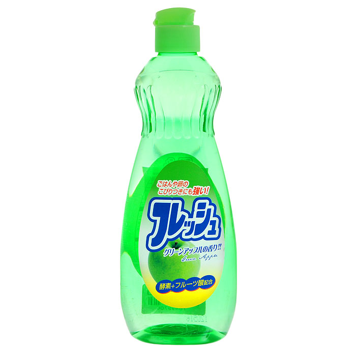 Средство для мытья посуды Fruit Acidic Fresh, с ароматом зеленого яблока, 600 мл301956 Средство для мытья посуды Fruit Acidic Fresh, с ароматом зеленого яблока, 600 мл301956Средство для мытья посуды Fruit Acidic Freshсодержит апельсиновое масло, очень мягко воздействует на кожу рук, не раздражая ее. Превосходно удаляет жирные загрязнения. Справляется с жиром даже в холодной воде. Подходит для мытья овощей и фруктов. Характеристики: Объем: 600 мл. Производитель: Япония. Товар сертифицирован.