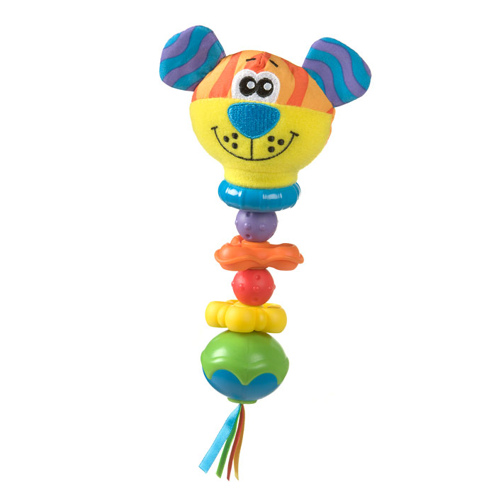Игрушка-погремушка Playgro Тигр0182256 Игрушка-погремушка Playgro Тигр0182256Игрушка-погремушка Playgro Тигр не позволит скучать вашему малышу! Погремушка выполнена из безопасного пластика с использованием текстиля, в виде яркого тигренка. Голова тигра выполнена из текстильных материалов различных цветов и фактур, а остальная часть состоит из пластиковых элементов различных форм и цветов. Ушки тигренка шуршат при прикосновении. Игрушка очень гибкая, может гнуться в любую сторону. Внутри погремушки расположены маленькие шарики, гремящие при тряске. Погремушка выполнена с учетом маленьких ручек малыша. Игрушка-погремушка Playgro Тигр поможет ребенку развить мелкую моторику рук, зрительное и слуховое восприятие, тактильные ощущения и координацию движений.