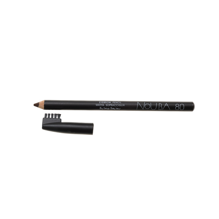 Nouba Карандаш для бровей со щеточкой Eyebrow Pencil, тон №80, 1 гN32280 Nouba Карандаш для бровей со щеточкой Eyebrow Pencil, тон №80, 1 гN32280Универсальный карандаш Nouba Eyebrow Pencil подарит вашим бровям идеальный изгиб. Оптимальная гамма оттенков для всех цветовых типов и удобные щеточки легко и быстро придадут бровям необходимую форму и цвет. Карандаши содержат натуральные воски, способствующие стойкости и ингредиенты, поддерживающие увлажненность кожи. Пальмовое масло - питает; Лецитин, ланолин - смягчает, увлажняет; Глицерин - удерживает влагу; Карнаубский воск - устойчивость; Витамин Е - антиоксидант; Держится на коже, склонной к жирности; Для завершения макияжа глаз и придания нужной формы бровям. Характеристики: Вес: 1 г. Тон: №80. Производитель: Италия. Артикул: N32280. Товар сертифицирован.