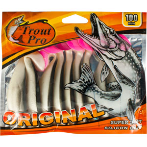 Риппер Trout Pro Original, длина 10 см, 10 шт. 3531235312 Риппер Trout Pro Original, длина 10 см, 10 шт. 3531235312Приманка предназначена для джиговой ловли хищной рыбы: окуня, судака, щуки. Специальная пластина придает приманке колебательные движения, усиливая ее сходство с живой рыбкой. Характеристики: Длина: 10 см. Цвет тела: 155. Материал: эластичный полимер. Размер упаковки: 16,8 см х 14,2 см х 0,9 см. Производитель: Китай. Артикул: 35312.