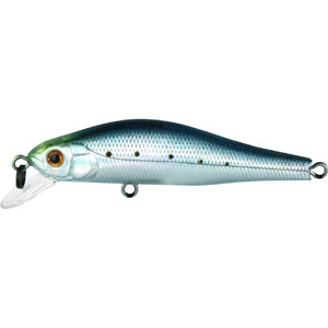 Воблер Jerkbait, длина 5 см, вес 2,9 г. 50F-SR/06050F-SR/060 Воблер Jerkbait, длина 5 см, вес 2,9 г. 50F-SR/06050F-SR/060Воблер Jerkbait с маленькой лопастью отлично привлекает небольшую щуку и в то же время, прекрасно приманивает окуня, язя и голавля, что позволяет одной приманкой облавливать практически все небольшие водоемы. Так же эффективно он показал себя при ловле форели. Реалистичная игра воблера при медленной проводке и очень соблазнительные движения при легких рывках не оставляют равнодушным ни одного хищника.