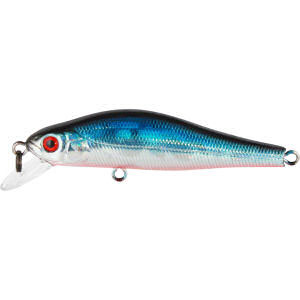 Воблер Tsuribito Jerkbait 50SP, длина 5 см, вес 3 г. SR/012SR/012 Воблер Tsuribito Jerkbait 50SP, длина 5 см, вес 3 г. SR/012SR/012Воблер Tsuribito Jerkbait 50SP необычная, но очень результативная приманка. Воблер отлично привлекает небольшую щуку, и в то же время, прекрасно привлекает окуня, язя и голавля, что позволяет одной приманкой облавливать практически все небольшие водоемы. Также эффективно он показал себя при ловле форели. Реалистичная игра воблера при медленной проводке и очень соблазнительные движения при легких рывках не оставляют равнодушным ни одного хищника.