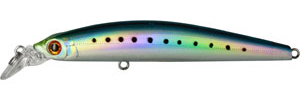 Воблер Tsuribito Minnow, длина 9,5 см, вес 9,6 г. 95S/06095S/060 Воблер Tsuribito Minnow, длина 9,5 см, вес 9,6 г. 95S/06095S/060Воблер Tsuribito Minnow изготовлен с применением самых современных технологий. Лопасть изготовлена из тонкого, но очень прочного стеклопластика. Классическая приманка для ловли самой разнообразной, особенно крупной, рыбы. Обладает отменной реалистичной игрой при равномерной проводке. Воблер устойчиво работает на течении, что расширяет возможности применения этой приманки. Система дальнего заброса позволяет охватить более широкий участок водоема. Характеристики: Материал: металл, пластик. Длина: 9,5 см. Вес: 9,6 г. Цвет тела: 060. Рабочая глубина: 1 - 1,5 м. Размер упаковки: 16,3 см х 4 см х 2,8 см. Плавучесть - тонущий Размер упаковки: 14 см х 4 см х 3 см. Производитель: Япония. Артикул: 95S/060.