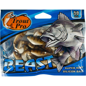 Риппер Trout Pro Beast, длина 5 см, 20 шт. 3515635156 Риппер Trout Pro Beast, длина 5 см, 20 шт. 3515635156Риппер предназначен для джиговой ловли хищной рыбы: окуня, судака, щуки. Специальная пластина на тонком основании делает приманку более гибкой и подвижной, что придает ей усиленные колебательные движения.