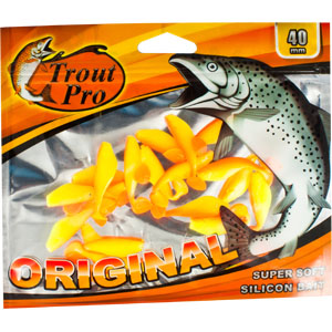 Риппер Trout Pro Original, длина 4 см, 20 шт. 3522835228 Риппер Trout Pro Original, длина 4 см, 20 шт. 3522835228Приманка предназначена для джиговой ловли хищной рыбы: окуня, судака, щуки. Специальная пластина придает приманке колебательные движения, усиливая ее сходство с живой рыбкой.