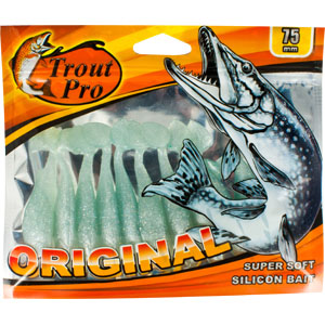 Риппер Trout Pro Original, длина 7,5 см, 10 шт. 3527435274 Риппер Trout Pro Original, длина 7,5 см, 10 шт. 3527435274Приманка предназначена для джиговой ловли хищной рыбы: окуня, судака, щуки. Специальная пластина придает приманке колебательные движения, усиливая ее сходство с живой рыбкой. Характеристики: Длина: 7,5 см. Цвет тела: 84 (перламутровый с блестками). Материал: эластичный полимер. Размер упаковки: 16,8 см х 14 см х 0,7 см. Производитель: Китай. Артикул: 35274.
