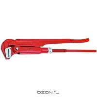 Ключ трубный Topex, 90 градусов, 1,534D752 Ключ трубный Topex, 90 градусов, 1,534D752Ключ трубный Торех используется для монтажа и демонтажа у трубных резьбовых соединений. Ключ эффективен в работе благодаря его специальной усиленной конструкции. Специально разработанный угол наклона зубцов позволяет выполнить максимально возможное усилие захвата.