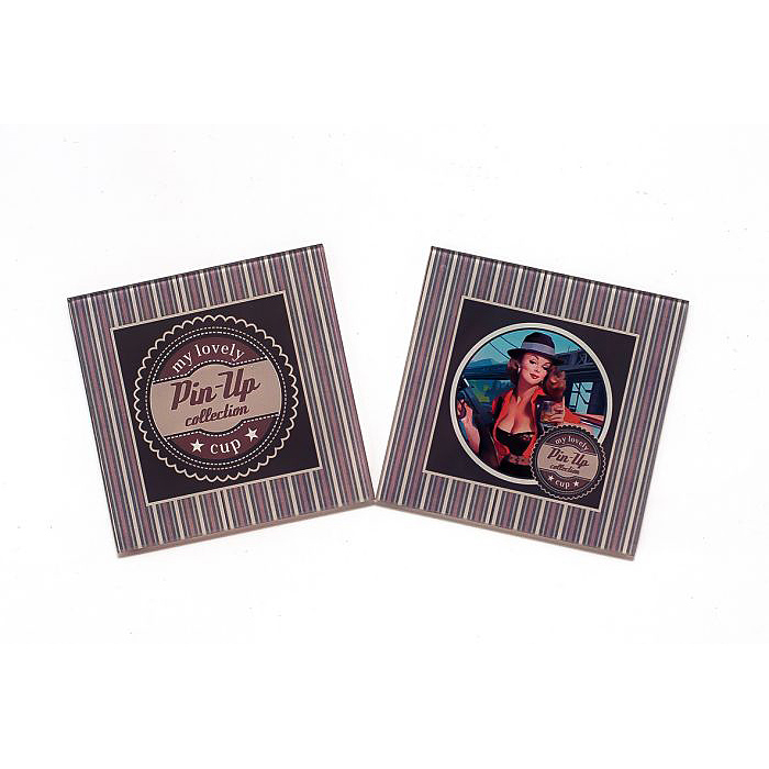 Набор подставок под кружки Pin-up collection, 2 шт. 2784827848 Набор подставок под кружки Pin-up collection, 2 шт. 2784827848Набор Pin-up collection включает две подставки, выполненный из стекла с оригинальными рисунками. Такие подставки предотвращают поверхность стола от загрязнений и воздействия высоких температур напитка. Яркий дизайн подставок украсит интерьер вашей кухни и привнесет индивидуальности в обычную сервировку стола. Характеристики: Материал: стекло. Размер подставки: 9 см х 9 см х 0,5 см. Комплектация: 2 шт. Размер упаковки: 9 см х 9 см х 1 см. Производитель: Китай. Артикул: 27848.