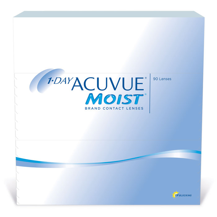 Johnson & Johnson контактные линзы 1-Day Acuvue Moist (90шт / 9.0 / + 2.00)12118 Johnson & Johnson контактные линзы 1-Day Acuvue Moist (90шт / 9.0 / + 2.00)12118Контактные линзы 1-Day Acuvue Moist являются однодневными контактными линзами премиум-класса от производителя, известного во всем мире, Johnson & Johnson. Их создавали для того, чтобы глаза человека были постоянно увлажненными, а комфорт от их ношения не покидал вас в течение всего дня. Основное достоинство 1-Day Acuvue Moist - это запатентованная технология Lacreon™, которая позволяет наделить материал линзы увлажняющим агентом. Это даёт возможность не только дополнительно увлажнять глазную поверхность, но и держать 100% увлажняющий компонент внутри линз на протяжении всего дня. Кроме этого такие линзы блокируют поступление УФ-A луча (более 70%) и УФ-В луча (95 %). Материал из которого изготовлены линзы - это этафилкон. Сегодня он является самым безопасным и современным, который позволяет носить линзы в течение 12 часов. Индикатор 1-2-3 и простая тонировка делает ношение линз наиболее удобным, а легкое тонировочное покрытие поможет быстро отыскать линзу в...