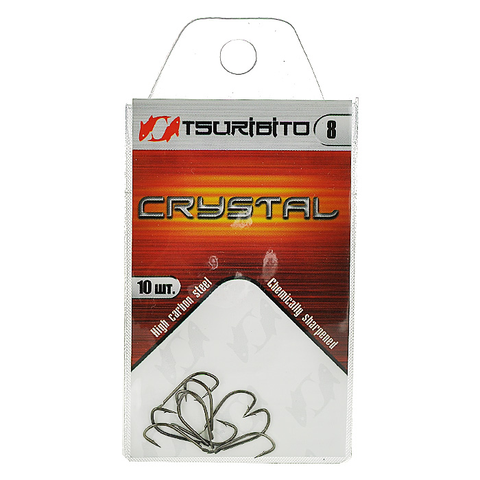 Крючок рыболовный Tsuribito Crystal, №8, 10 шт. 3464034640 Крючок рыболовный Tsuribito Crystal, №8, 10 шт. 3464034640Одинарный рыболовный крючок Tsuribito Crystal с головкой лопаточкой станет незаменимым аксессуаром для ловли мирных видов рыбы. Крючок - одна из главных составляющих рыболовного комплекта, поэтому важно уметь правильно выбрать его и оснастить удилище. Характеристики: Материал: черный никель. Номер крючка: 10. Длина крючка: 1,3 см. Ширина крючка: 0,6 см. Количество: 10 шт. Размер упаковки: 10,5 см х 5 см х 0,2 см. Производитель: Корея. Артикул: 34640.