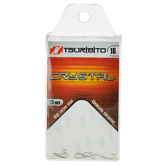 Крючок рыболовный Tsuribito Crystal, №16, 10 шт34626 Крючок рыболовный Tsuribito Crystal, №16, 10 шт34626Одинарный рыболовный крючок Tsuribito Crystal с головкой лопаточкой станет незаменимым аксессуаром для ловли мирных видов рыбы. Крючок - одна из главных составляющих рыболовного комплекта, поэтому важно уметь правильно выбрать его и оснастить удилище. Характеристики: Материал: никель. Номер крючка: 16. Длина крючка: 0,9 см. Ширина крючка: 0,3 см. Количество: 10 шт. Размер упаковки: 10,5 см х 5 см х 0,2 см. Производитель: Корея. Артикул: 34626.