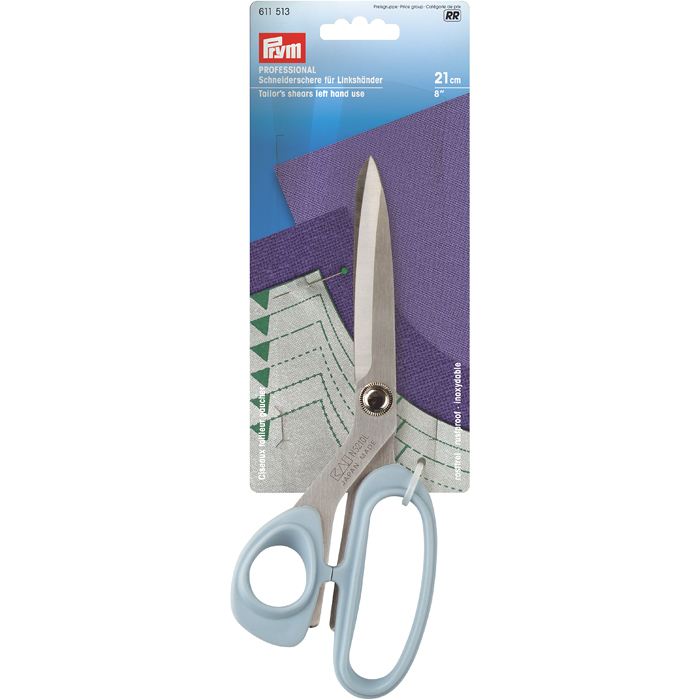 Ножницы Prym Professional портновские, для леворуких, 21 см611513 Ножницы Prym Professional портновские, для леворуких, 21 см611513Ножницы Prym Professional, изготовленные из высококачественной стали с пластиковыми ручками, будут удобны в работе левшам. Кончики ножниц легко разрезают материал, не заминая край. Режущие поверхности идеально сходятся, а длина лезвия позволяет кроить по прямой. Ножницы могут применяться для кроя тяжелых тканей.